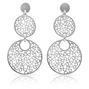 Pendientes en Plata Largos