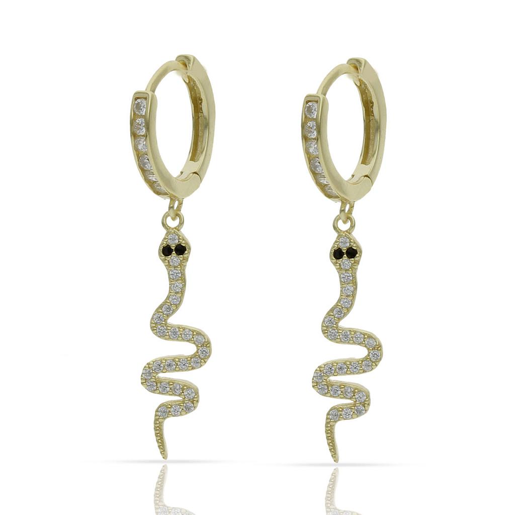 Pendientes Con Baño de Oro
