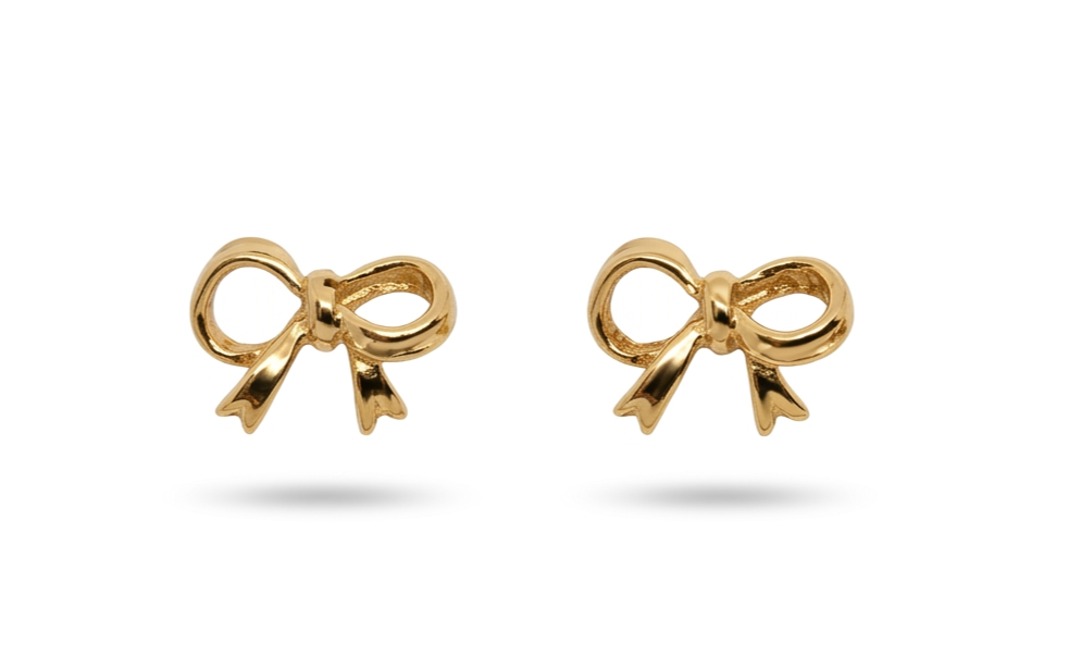 Pendientes Oro 18K Lazo