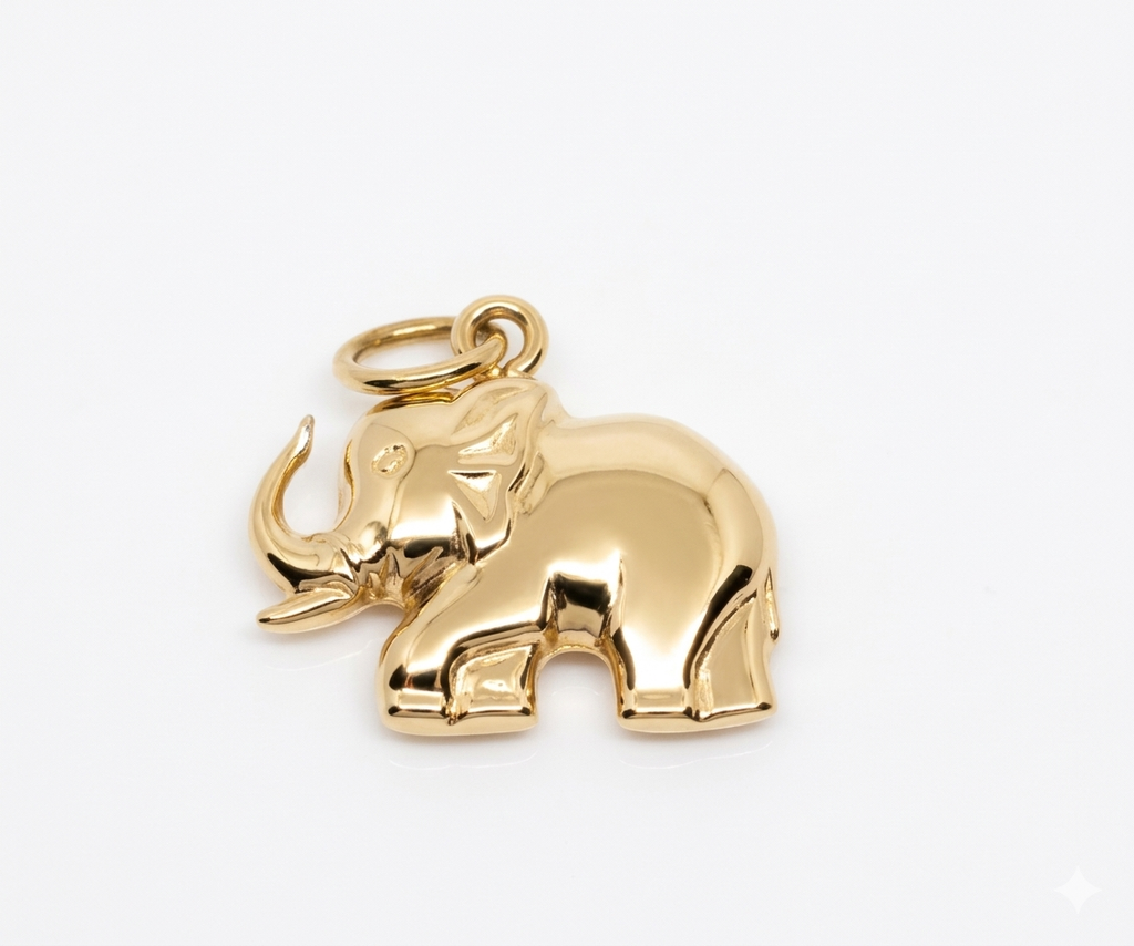Colgante Oro 18K Elefante