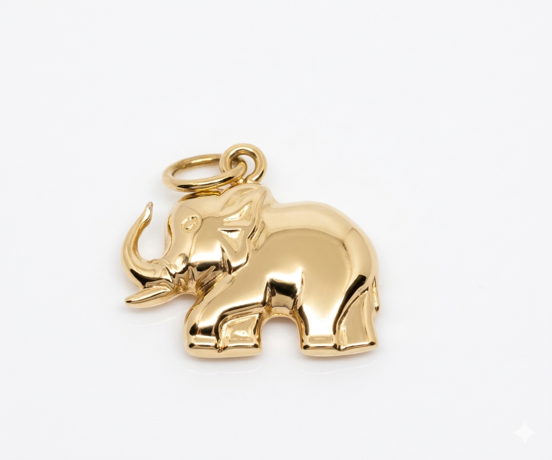 Colgante Oro 18K Elefante