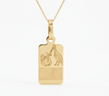 Colgante Oro 18K Cigüeña