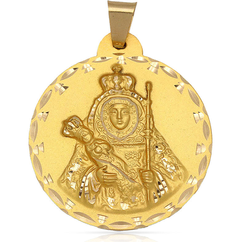 Medalla Oro 18K Virgen de la Candelaria 42mm