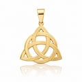 Colgante Oro 18K Triqueta + Círculo