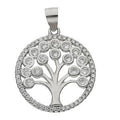 Colgante Árbol de la Vida Circonitas Plata 925 20mm