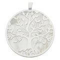 Colgante Árbol de la Vida Nácar Plata 925 40mm