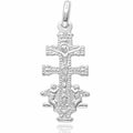 Cruz Caravaca Plata 925 15x36mm