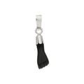 Colgante Plata 925 Higa Negra Pequeña