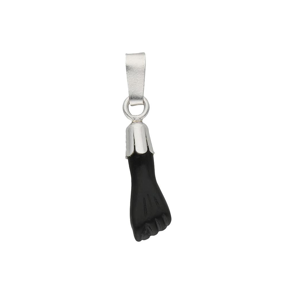 Colgante Plata 925 Higa Negra Pequeña