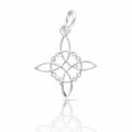 Colgante Nudo de Bruja Plata 925 13mm
