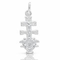 Cruz Caravaca Plata 925 12x28mm