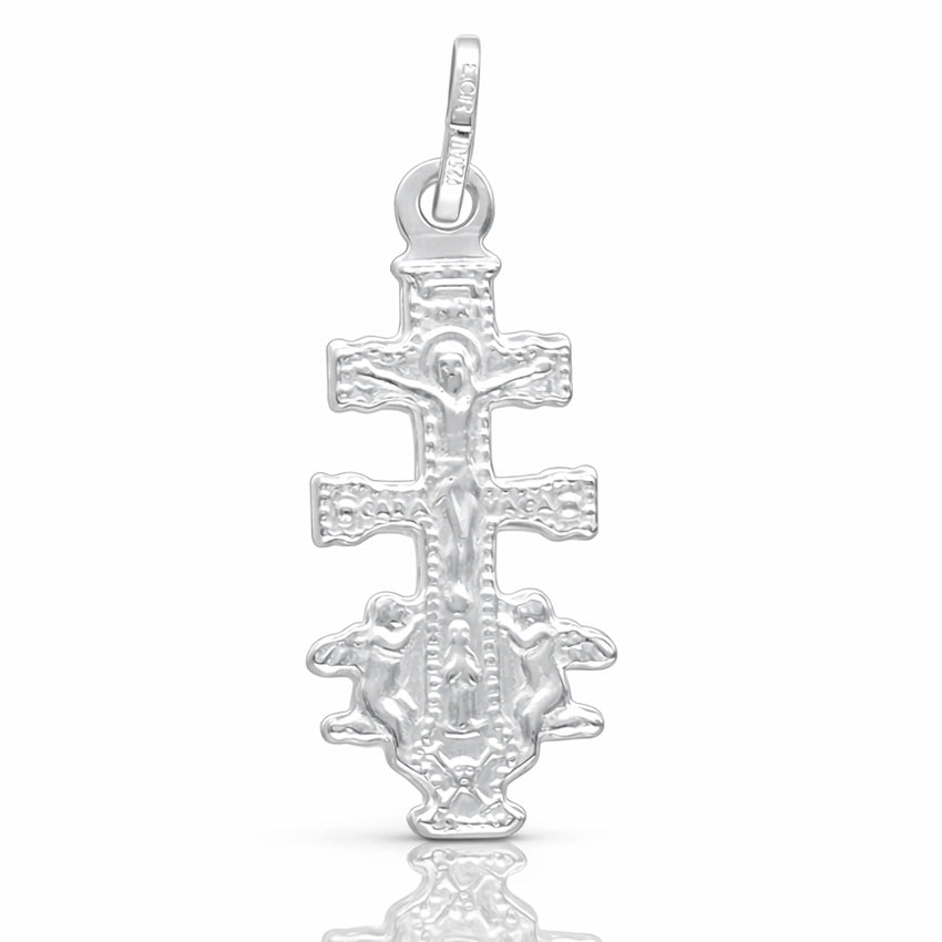Cruz Caravaca Plata 925 12x28mm