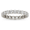 Sortija Infinity Oro Blanco 18Kl con Circonitas 3mm