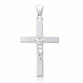 Cruz Plata Cristo 20x34mm