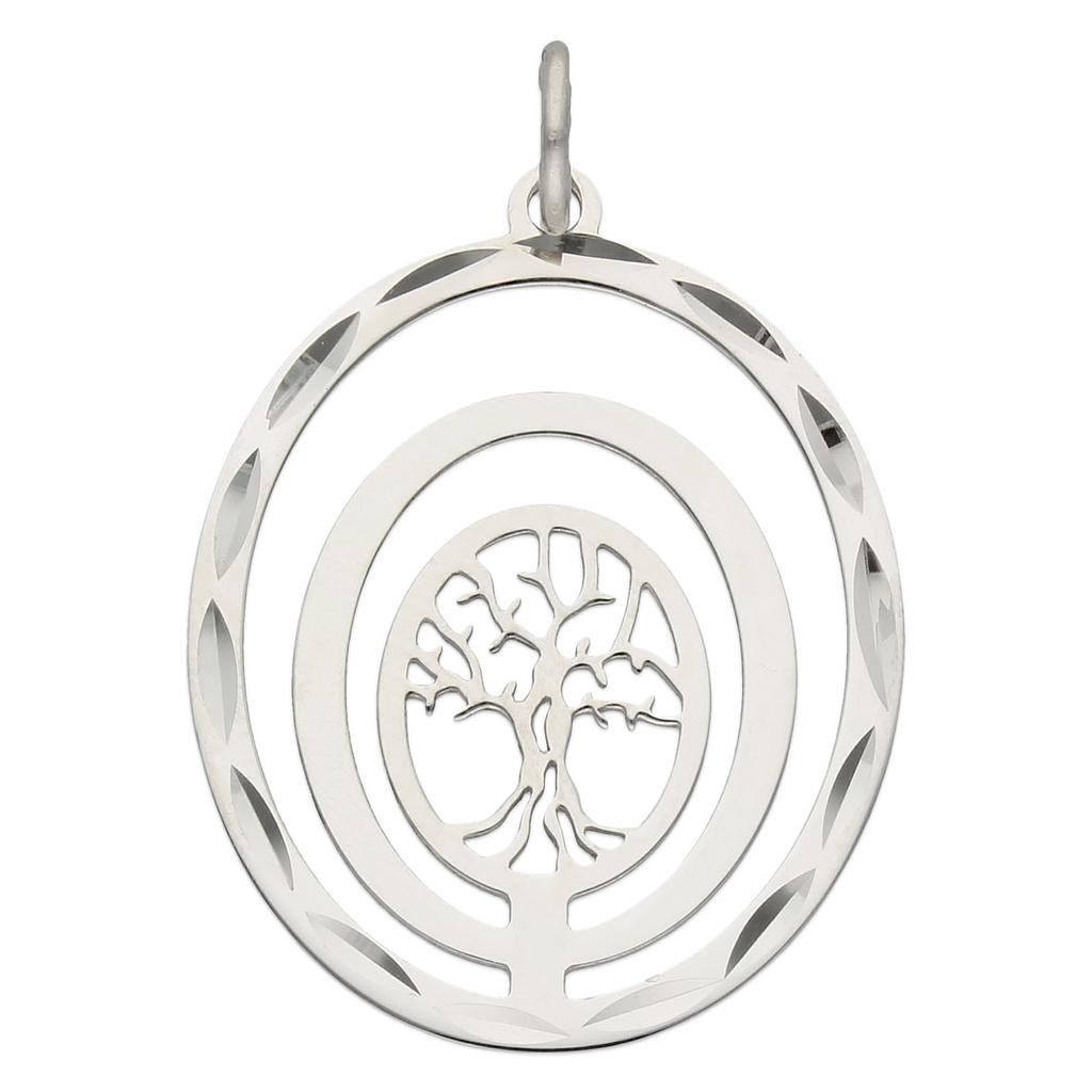 Colgante Árbol de la Vida Plata 925 22x26mm