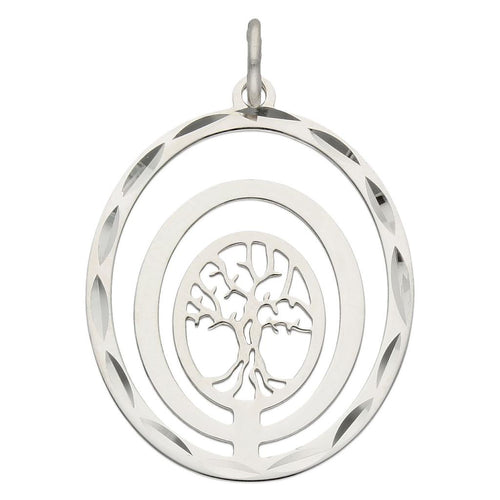 Colgante Árbol de la Vida Plata 925 22x26mm
