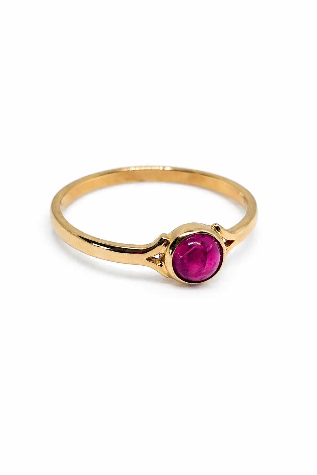 Anillo oro 18K Rubi