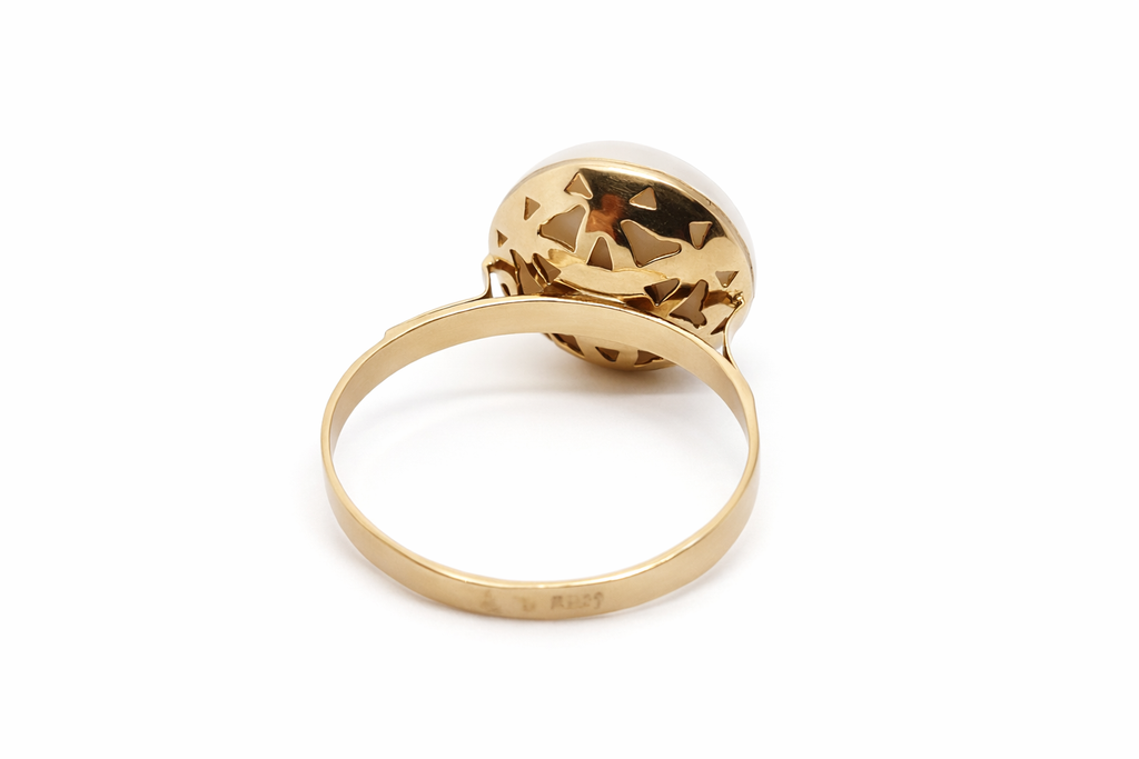 Anillo Oro 18K Perla Mabe