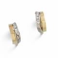 Pendientes Oro 18KL Bicolor