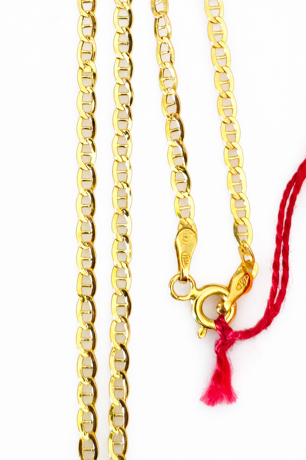 Cadena Oro 18K Ancla Hueca - 2MM