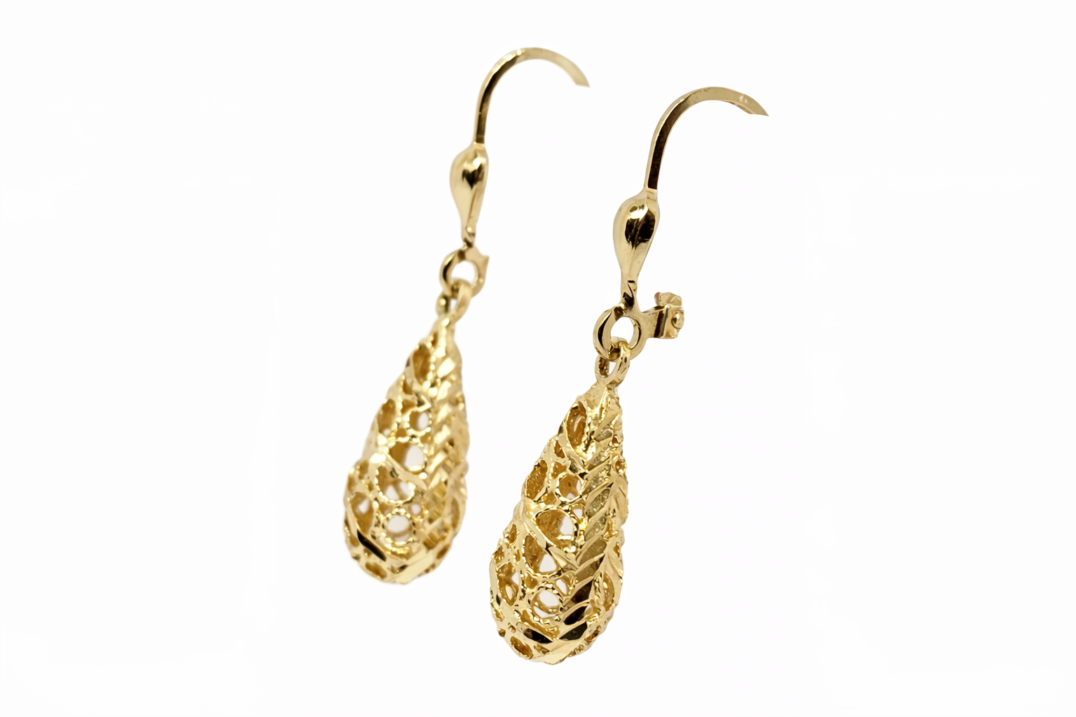 Pendientes Oro 18K Colgantes