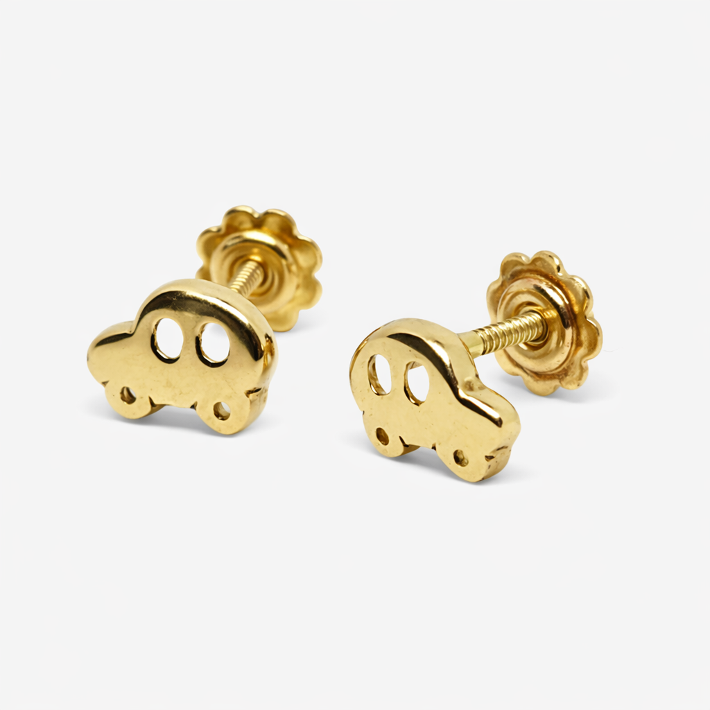 Pendientes Oro 18K Coche