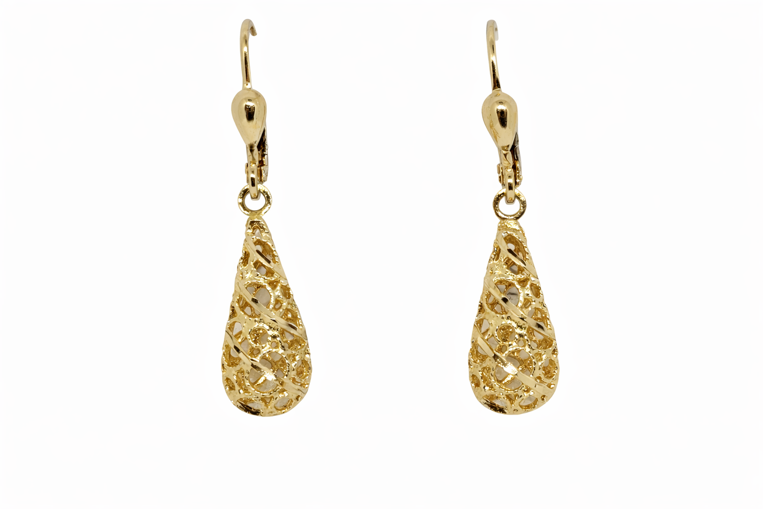 Pendientes Oro 18K Colgantes