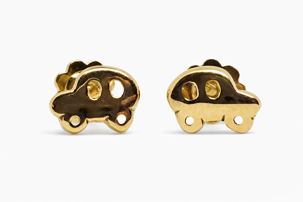 Pendientes Oro 18K Coche