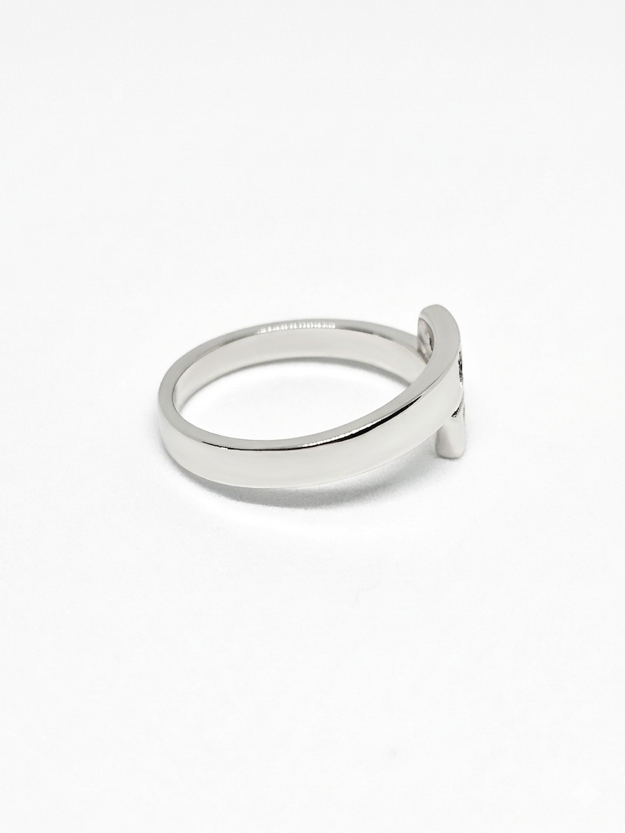 Anillo oro blanco 18K Brillantes