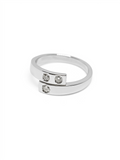 Anillo oro blanco 18K Brillantes