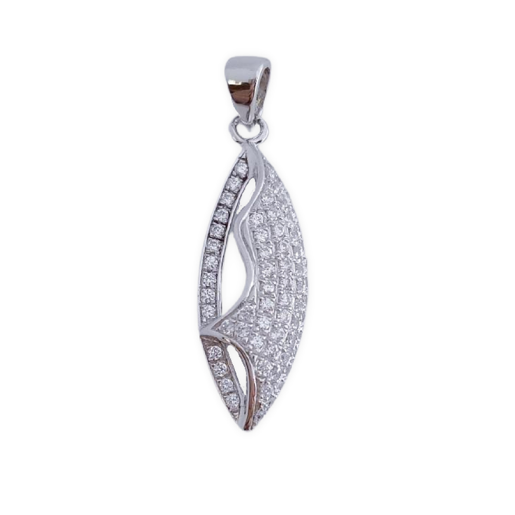 Colgante Plata 925 Circonitas 8x24mm