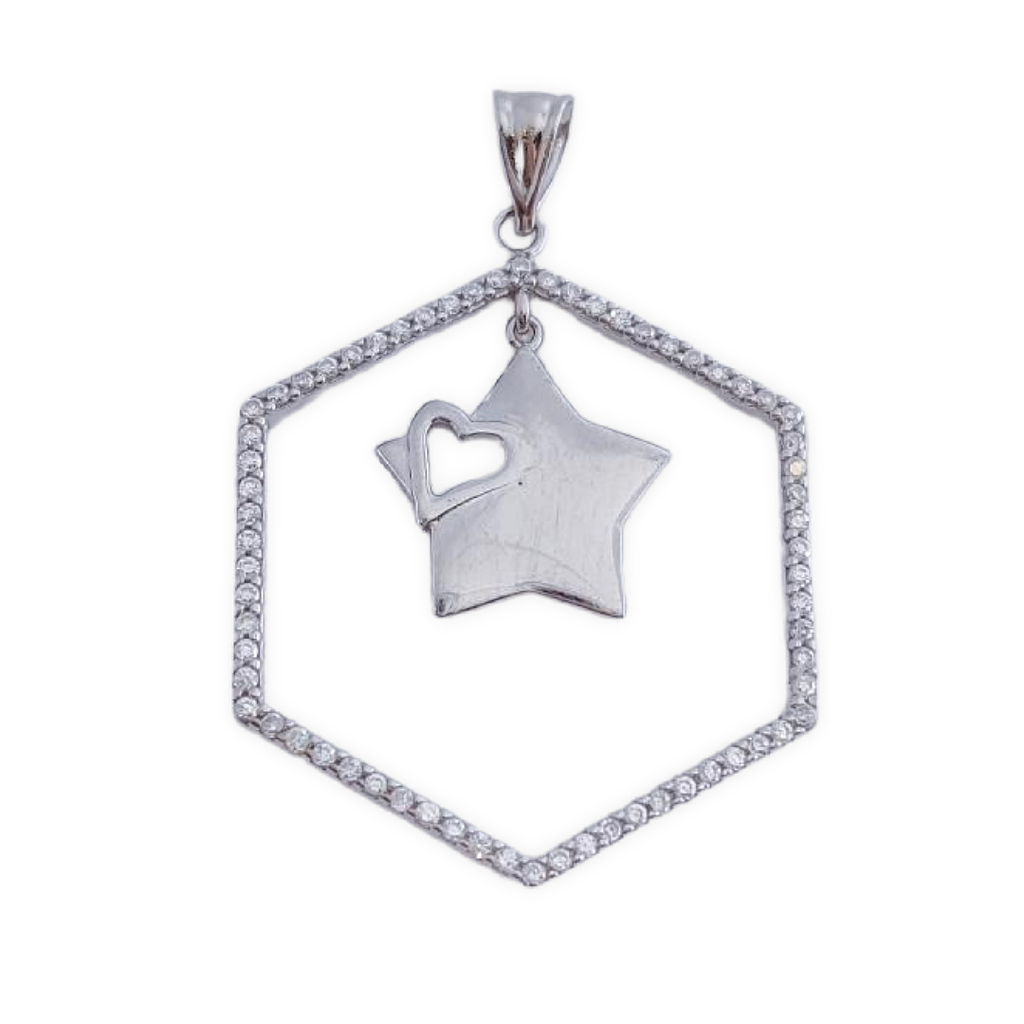 Colgante Plata 925 Estrella Circonitas