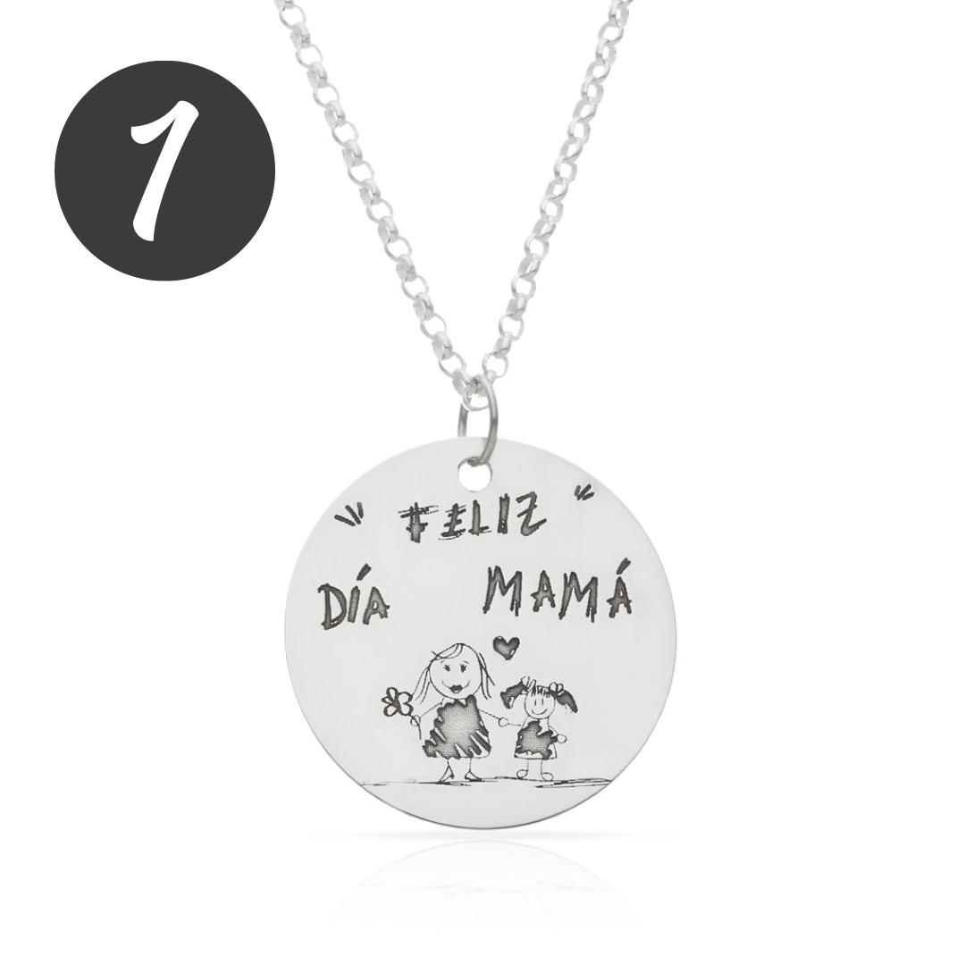 Gargantilla Dibujasueños Plata 925