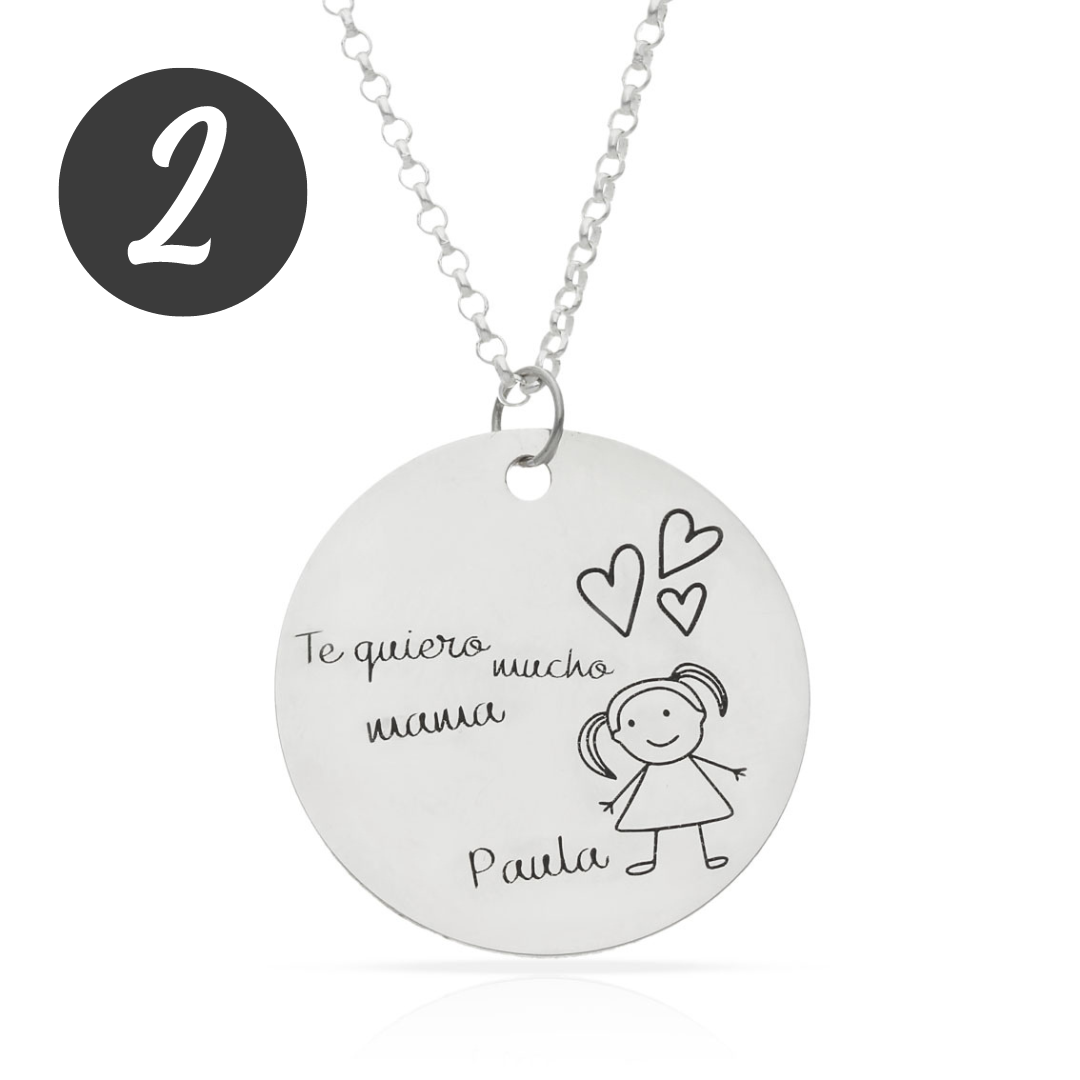 Gargantilla Dibujasueños Plata 925