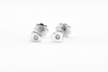 Pendientes Oro Blanco 18K Corazon