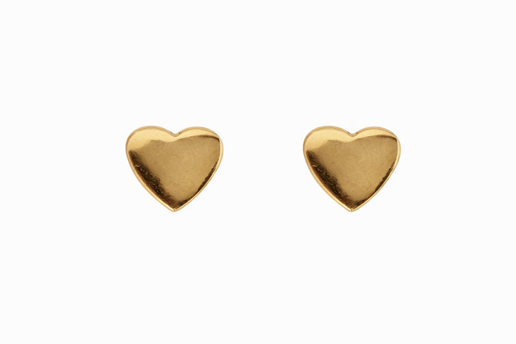 Pendientes Oro 18K Corazones