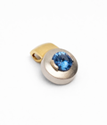 Colgante Oro 18K Aguamarina