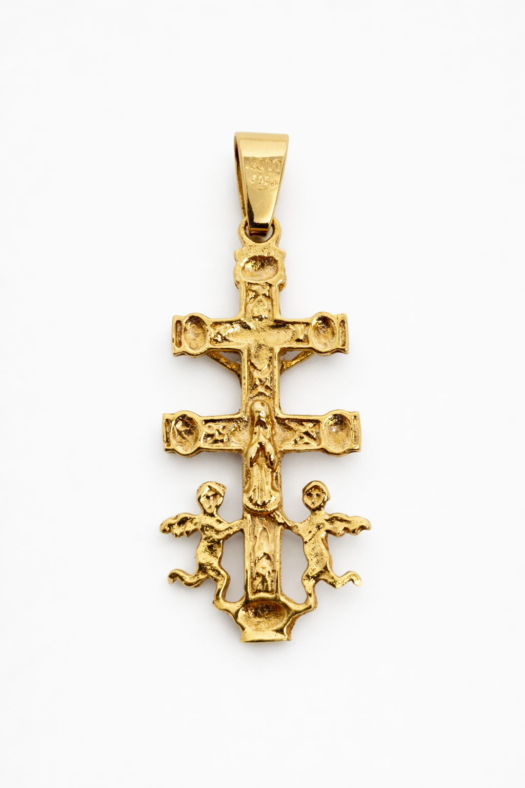 Colgante Cruz Caravaca Oro 18K