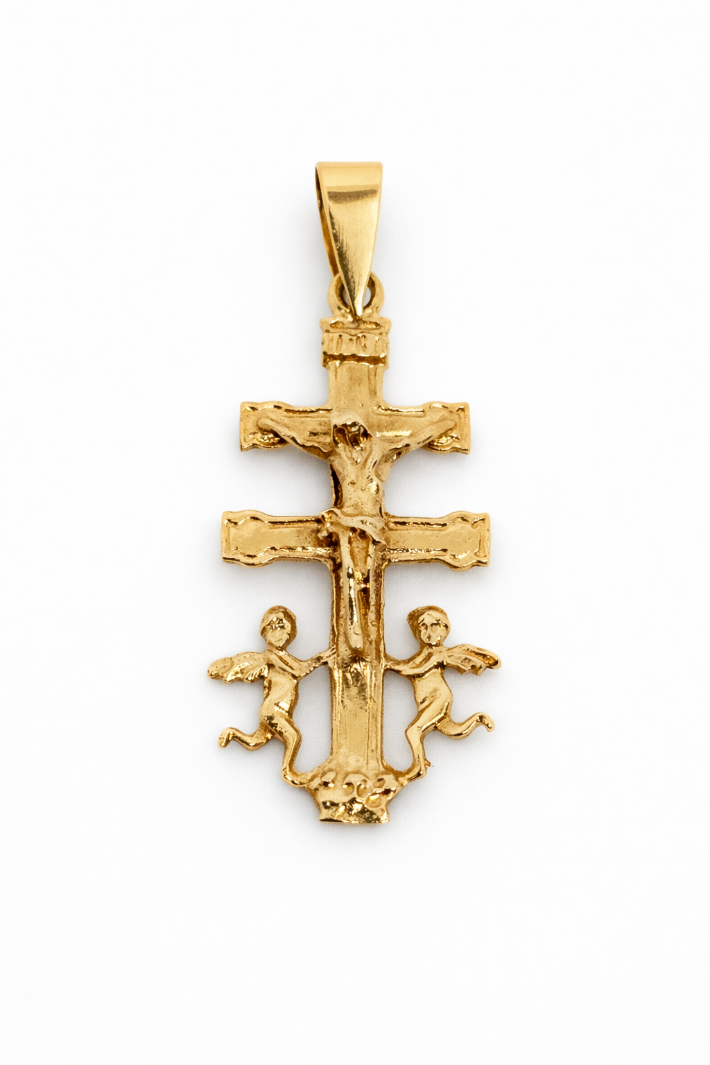 Colgante Cruz Caravaca Oro 18K