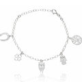 Pulsera Plata 925mm Amuletos