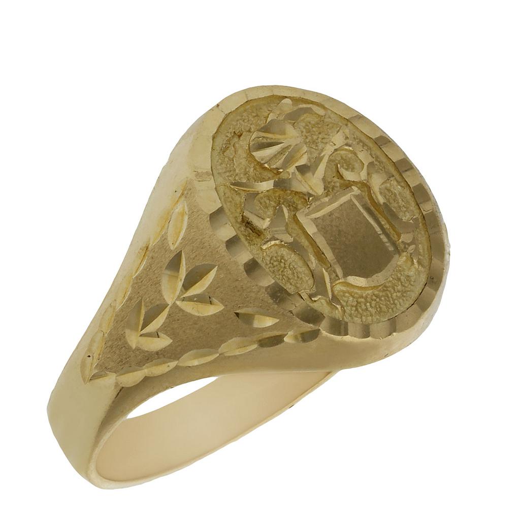 Sello Oro 18K Escudo