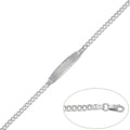 Pulsera Barbada Plata 925mm - 4mm
