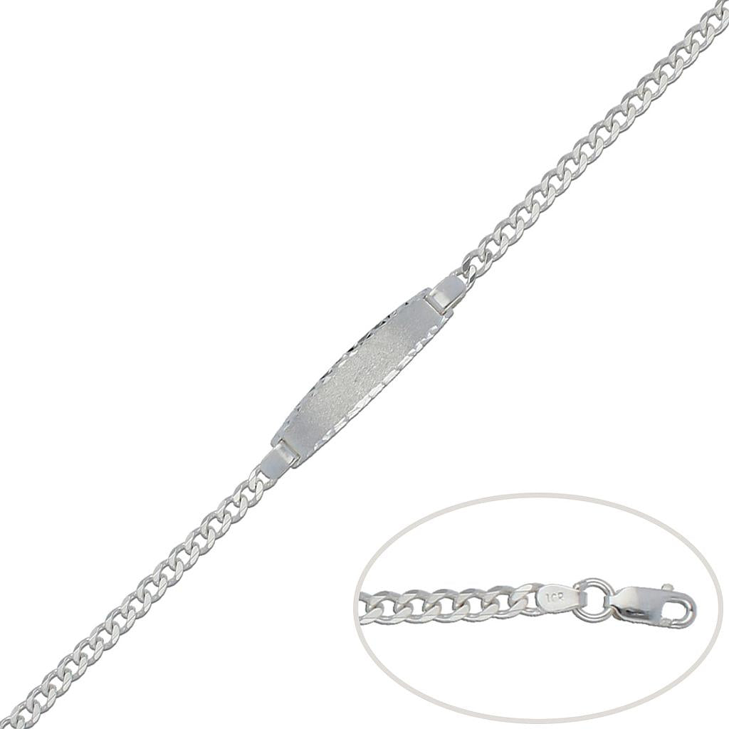 Pulsera Barbada Plata 925mm - 4mm