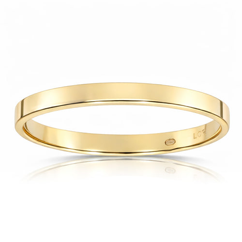 Alianza Oro 18Kl Lisa 2mm