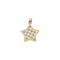 Colgante Oro 18KL Estrella Circonitas