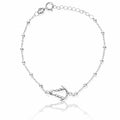 Pulsera Plata 925mm Virgen del Rocío + Bolas