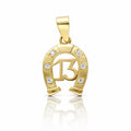 Colgante Oro 18KL Herradura Pequeña