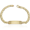 Pulsera Oro 18KL Fundida Placa
