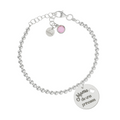 Pulsera Mi Historia Plata 925mm Bolas Princesa