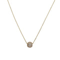 Gargantilla Oro 18K Bola Circonitas